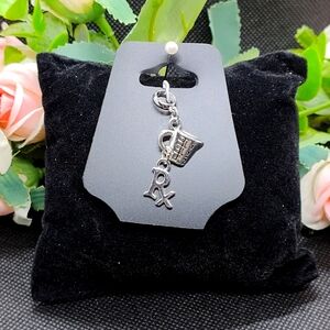 Pharmacist Pharmacy Rx Charm for Necklace, Bracelet, Keychain New